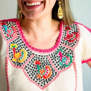 Blouse brodée de San Pedro Amuzgos – Oaxaca