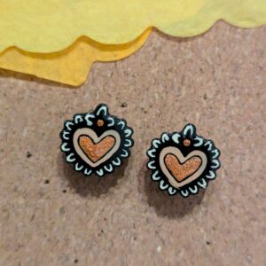 Boucles d'oreilles "milagritos" noir