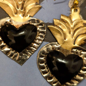 Boucles d’oreilles milagrito noir