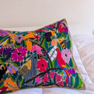 Housse de coussin animalitos beige