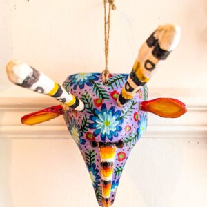 Masque décoratif animal fantastique