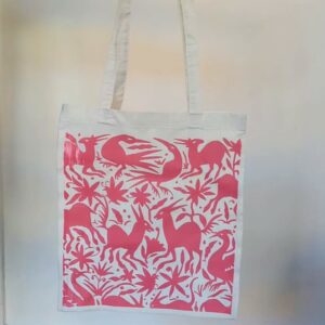 Tote bag rose