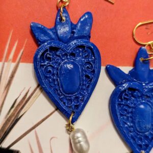 Boucles d’oreilles milagrito en argile