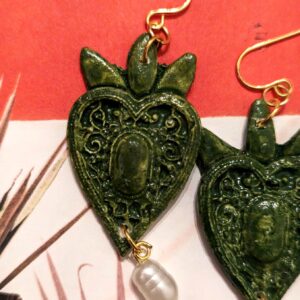 Boucles d’oreilles milagrito en argile