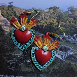 Boucles d'oreilles milagrito vert