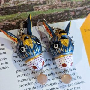Boucles d’oreilles burrito blue