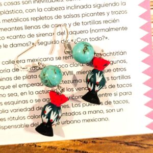 Boucles d'oreille mini alebrije peyote
