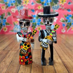 Calaveras mariachi rouge