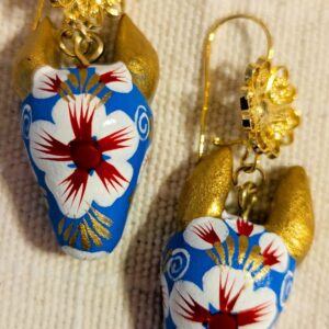 Boucles d'oreilles toro blue