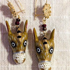 Boucles d'oreilles burrito dorado