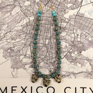 Collier jaguares blue
